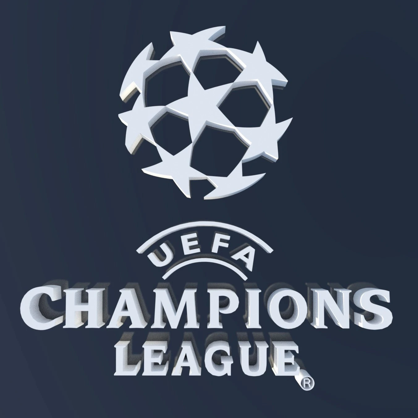 champions league 3D Model .c4d .max .obj .3ds .fbx .stl .blend 