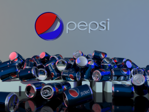 animation of pepsi cans 3D Model