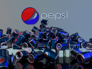animation of pepsi cans 3D Model