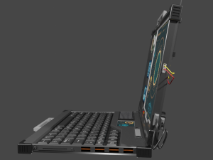 cyberpunk laptop 3D 모델