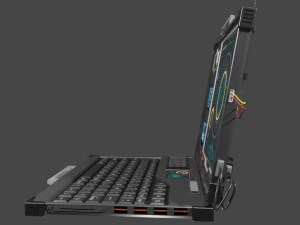 cyberpunk laptop 3D Model