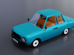 Cartoon car 3D-Modell
