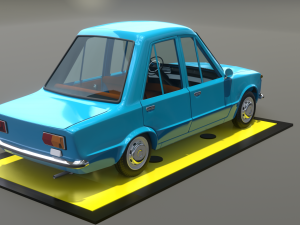 Vaz 2101 cartoon 3D-Modell