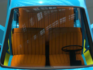 Vaz 2101 cartoon 3D Model