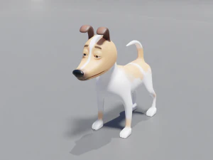 कार्टून कुत्ता 3D मॉडल