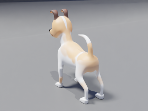 Cartoon dog Model 3D