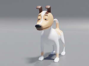 Cartoon dog Model 3D