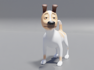 Cartoon dog Model 3D