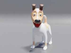 Cartoon dog Model 3D