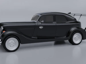 Auto sportiva immaginaria Modello 3D