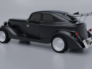 Fictional sports car 3D Model