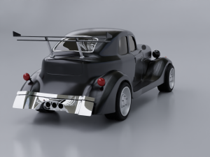 Fictional sports car 3D Model