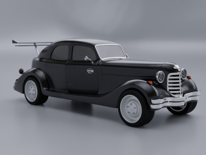 Fictional sports car 3D Model