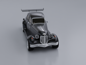 Fictional sports car 3D Model