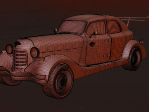 Fictional sports car 3D Model