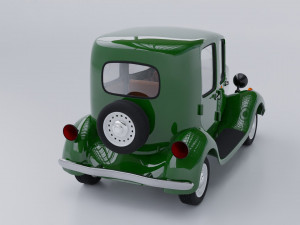 Cartoon car Model 3D