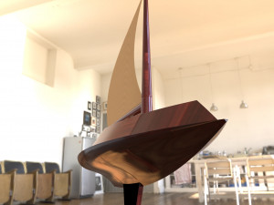 wooden boat Modelo 3D