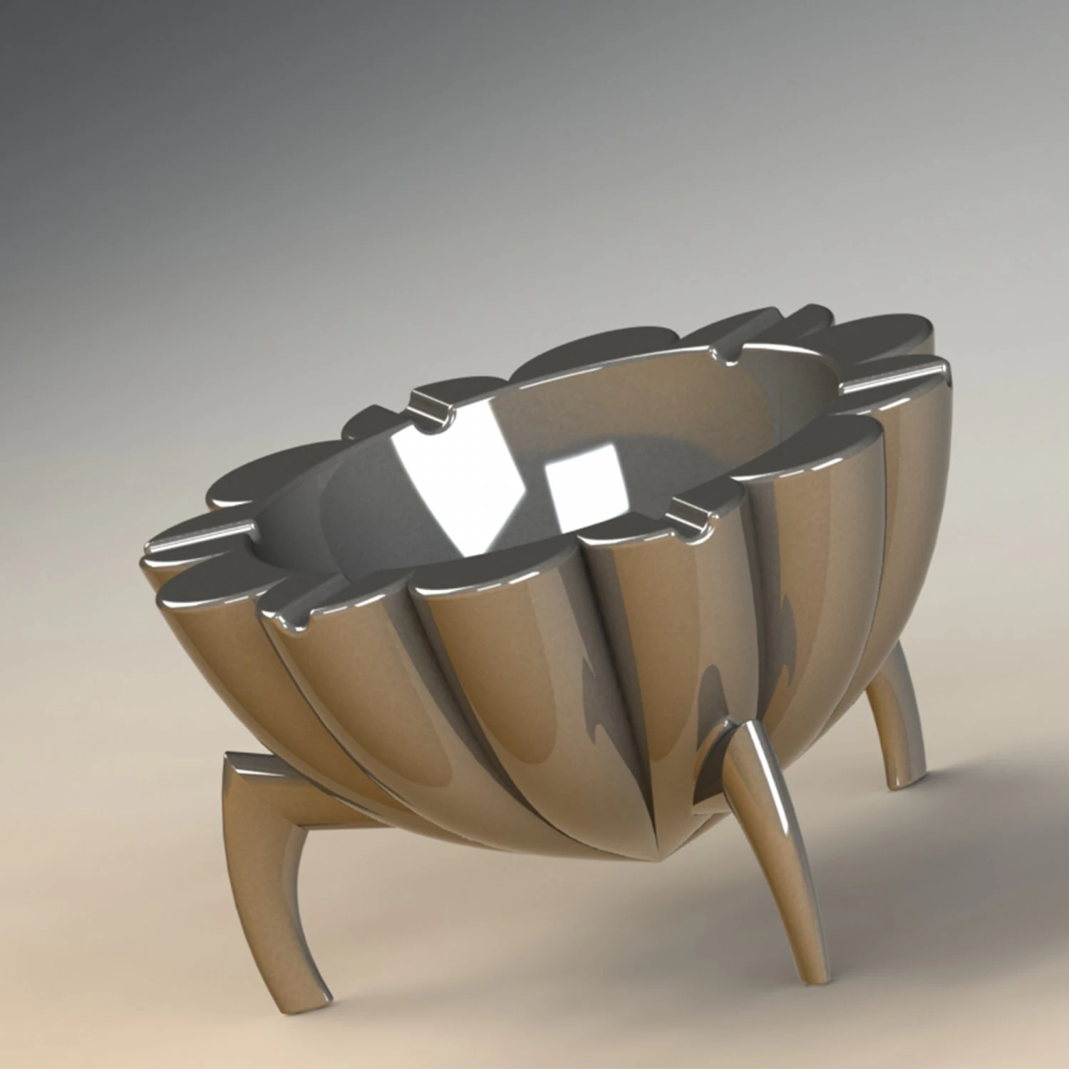 Ashtray- ash juicer 3D Model .c4d .max .obj .3ds .fbx .stl .blend 