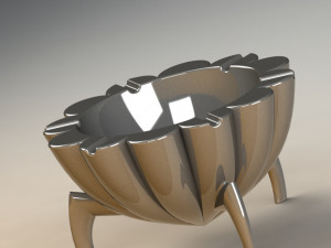 Ashtray- ash juicer Modelo 3D