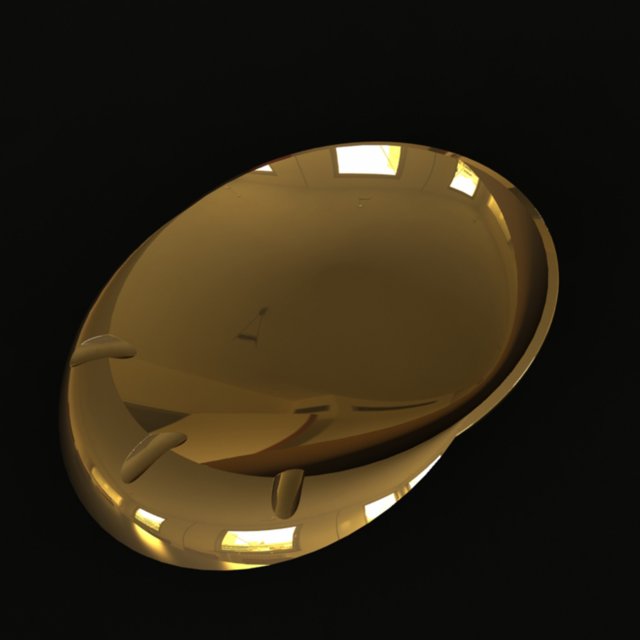 ashtray- organic 3D Model .c4d .max .obj .3ds .fbx .stl .blend 