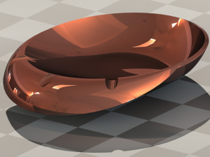 ashtray- organic 3D Model
