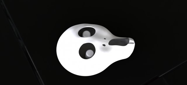 ashtray- scream of munch Model 3D .c4d .max .obj .3ds .fbx .stl .blend 