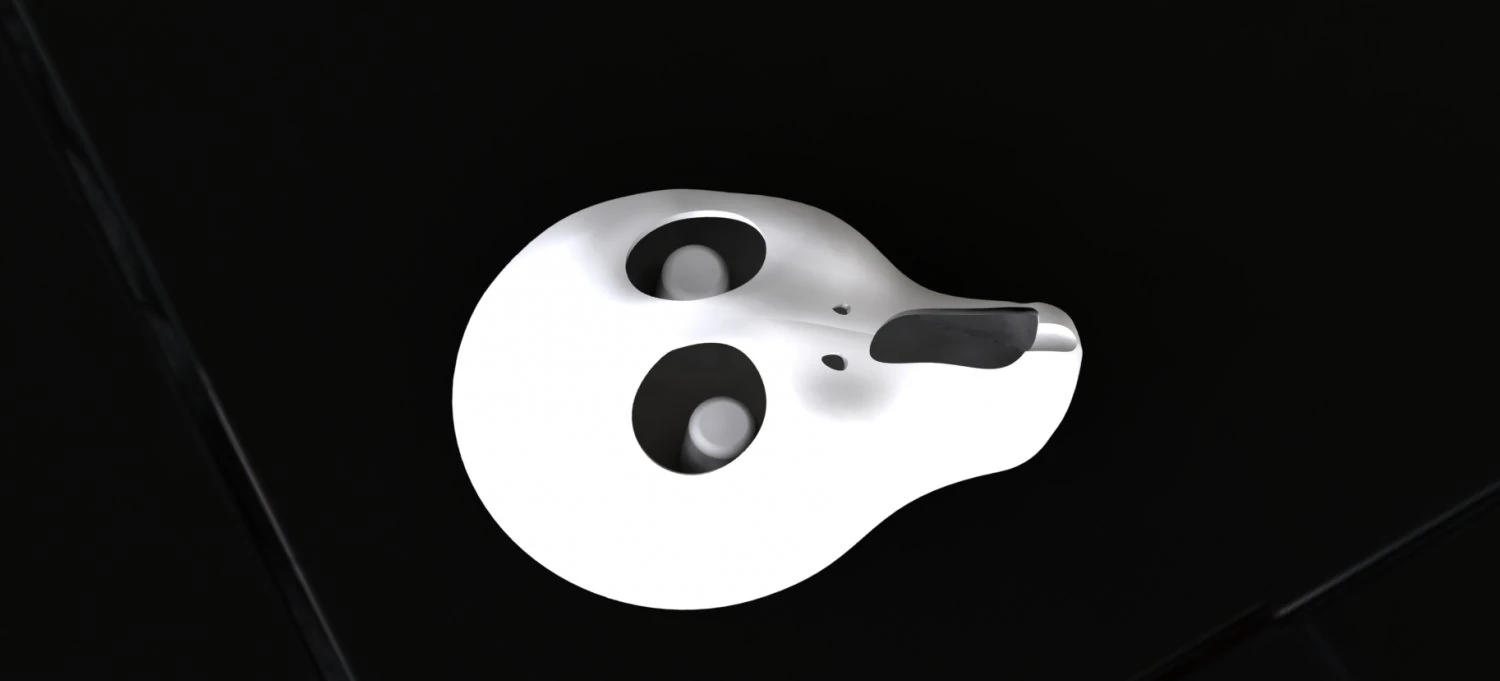 ashtray- scream of munch 3D Model .c4d .max .obj .3ds .fbx .stl .blend 
