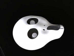 ashtray- scream of munch 3D Model
