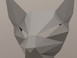 danger cat 3Dモデル
