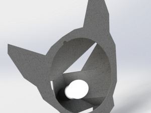 danger cat 3Dモデル