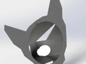 danger cat 3D Model