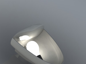 toillet lighting Modelo 3D