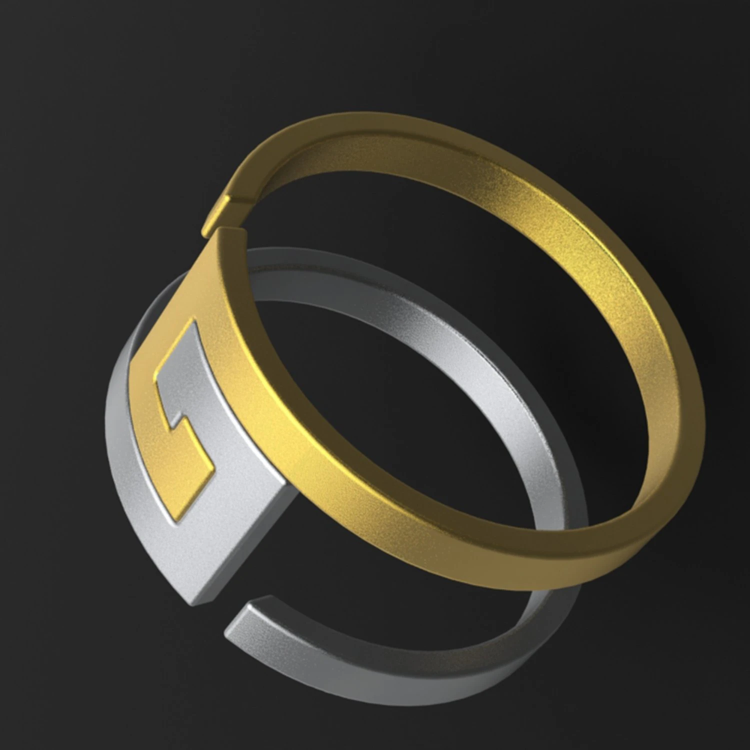 pairable ring 3D Model .c4d .max .obj .3ds .fbx .stl .blend