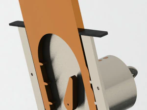 chave e fechadura Modelo 3D