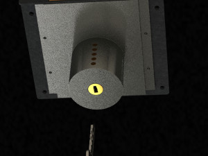 key and lock 3D Model