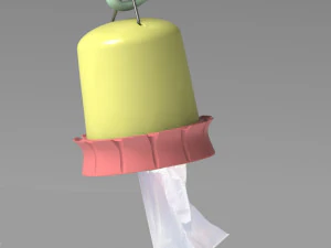 rolling tissue box- hanging 3D Model