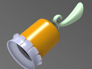 rolling tissue box- hanging 3D Model
