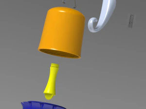 rolling tissue box- hanging 3D Model