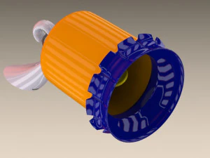 rolling tissue box- hanging 3D Model