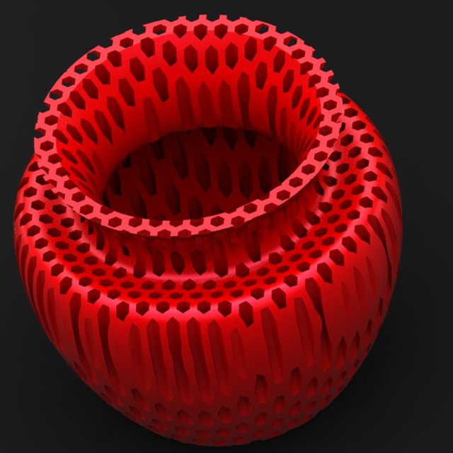 honey vase 3D Model .c4d .max .obj .3ds .fbx .stl .blend 