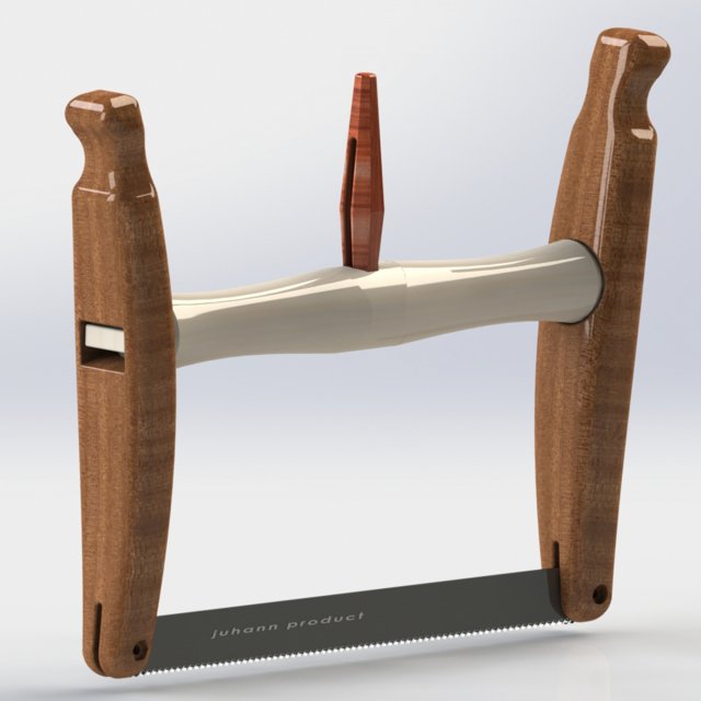 camping saw 3D Model .c4d .max .obj .3ds .fbx .stl .blend 