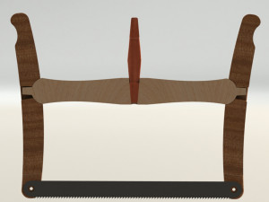 camping saw 3D Model