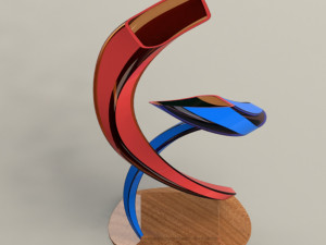 snakes vase 3D-Modell