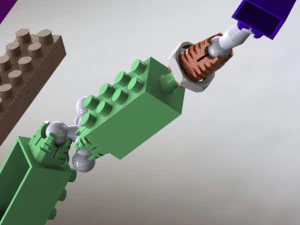 dynamic lego- free serie 3D Model