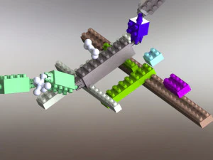 dynamic lego- free serie 3D Model