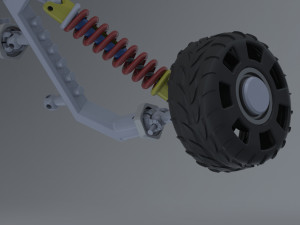 lego car- dynamic lego series 3D Модель