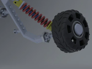 lego car- dynamic lego series 3D Model