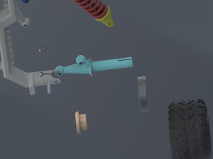lego car- dynamic lego series 3D Модель