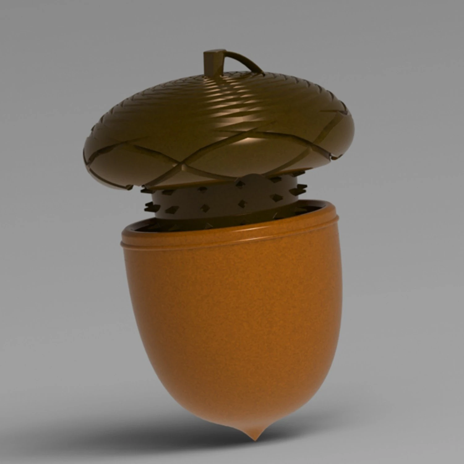 acorn- weed grinder 3D Model .c4d .max .obj .3ds .fbx .stl .blend