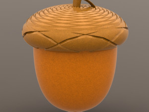 acorn- weed grinder Model 3D